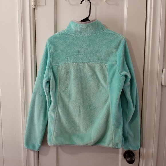 Free Country Mint Green Pullover Fleece Sweater Junior Women's Size Medium - Picture 2 of 16
